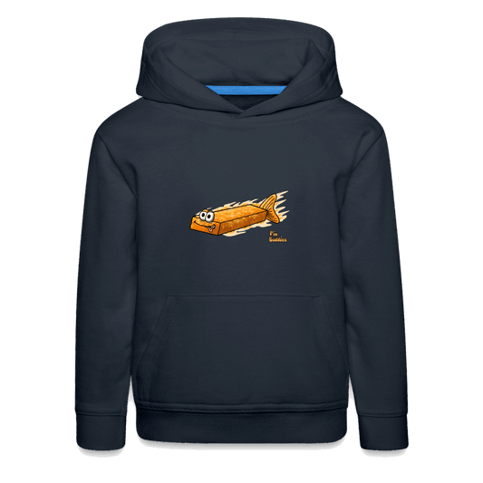 Fischstäbchen - Kinder Premium Hoodie - Navy