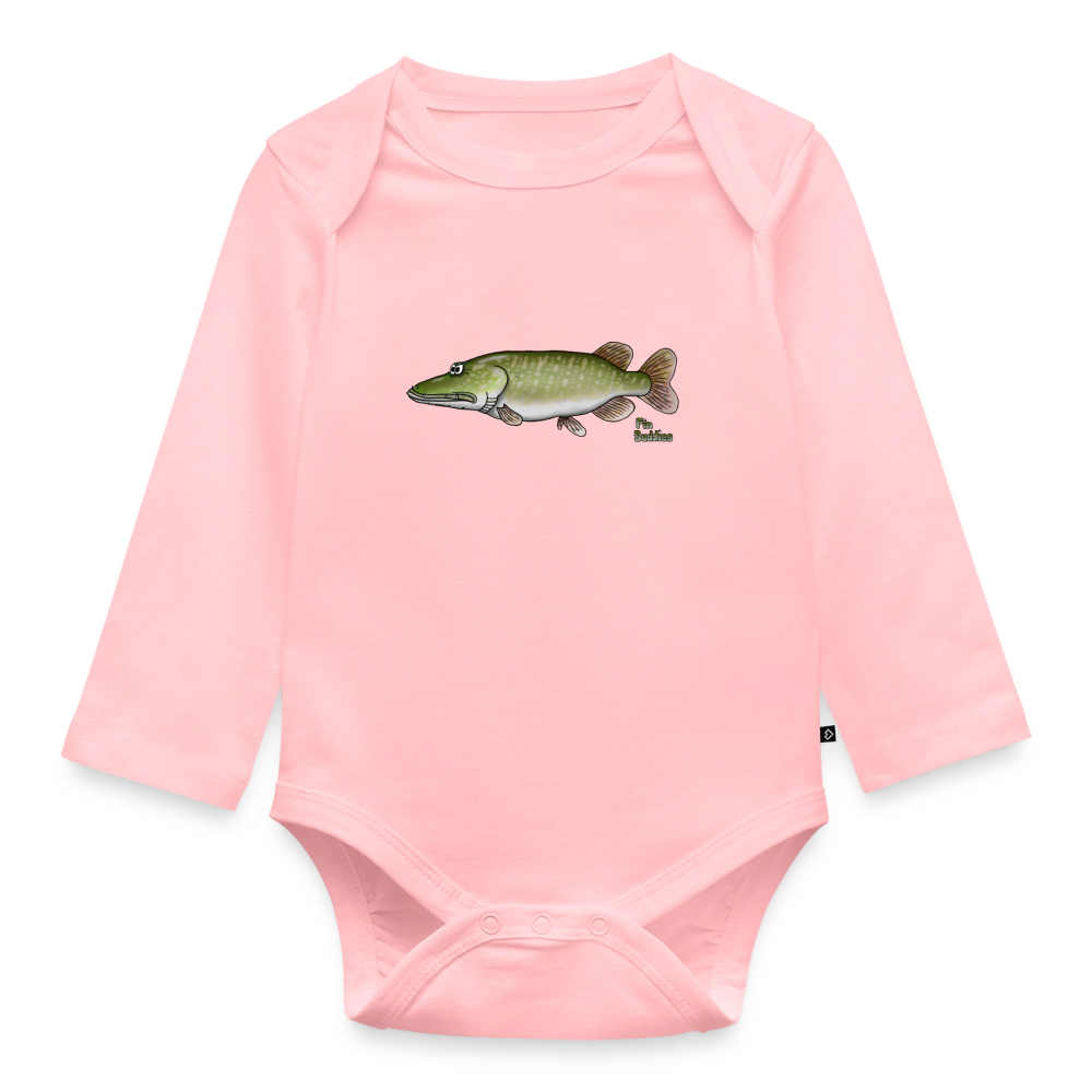Hecht - Baby Bio-Langarm-Body - Rosa