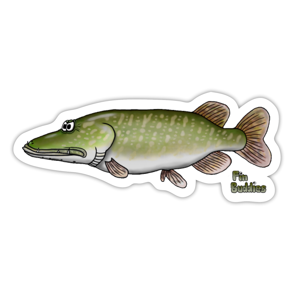 Hecht - Sticker - white mat