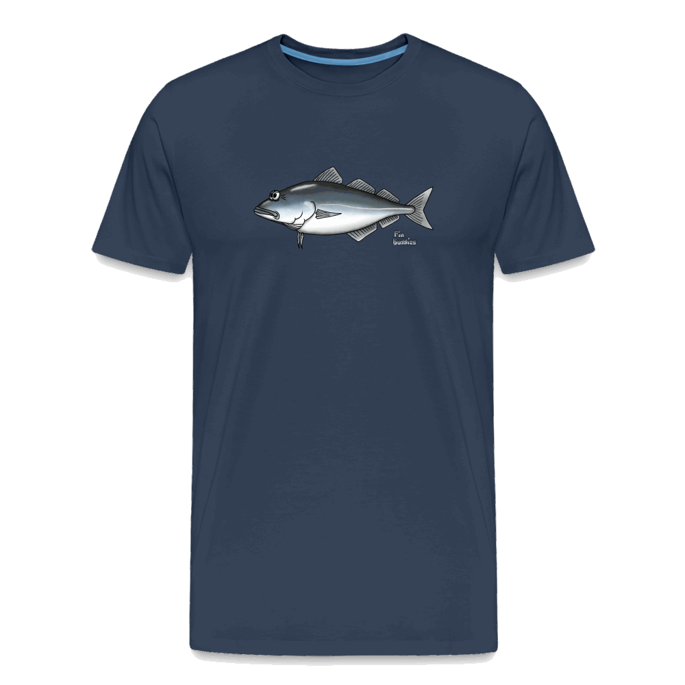 Seelachs - Männer Premium Bio T-Shirt - Navy