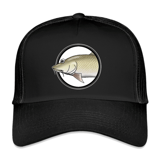 Barbe im Fokus - Trucker Cap - Schwarz/Schwarz