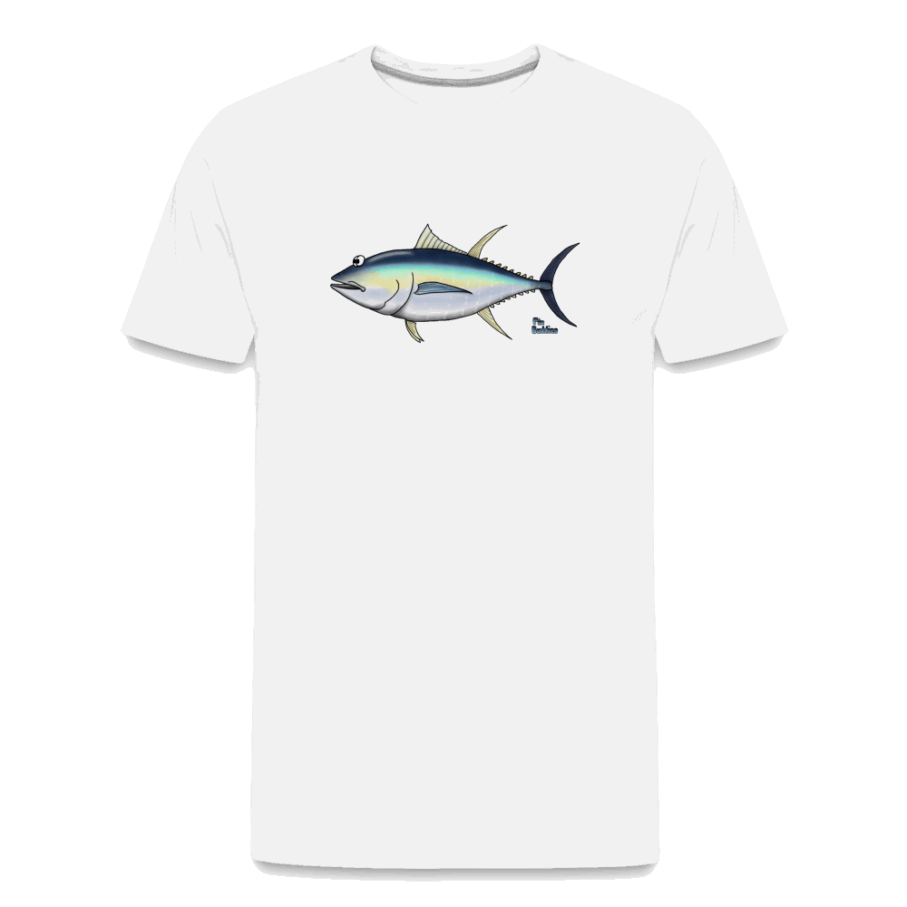 Gelbflossen-Thun / Ahi - Männer Premium Bio T-Shirt - Weiß