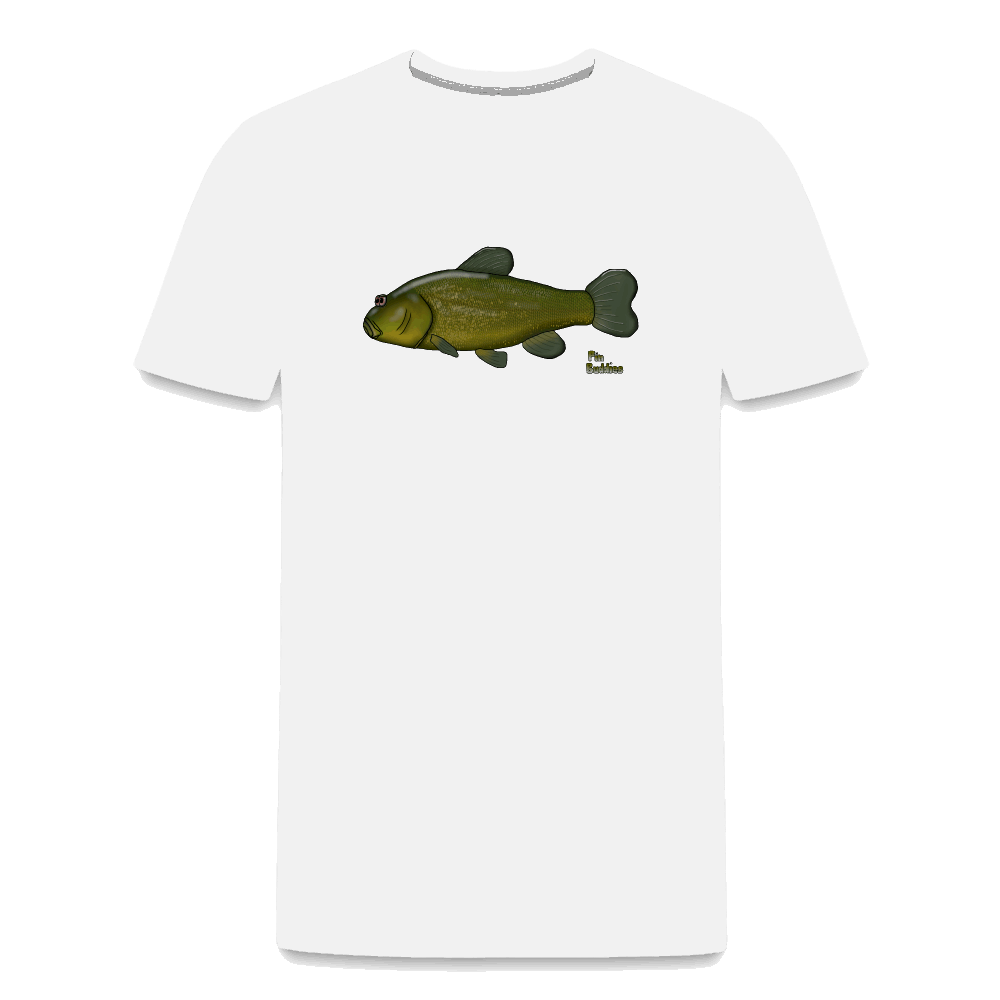 Schleie - Männer Premium Bio T-Shirt - Weiß