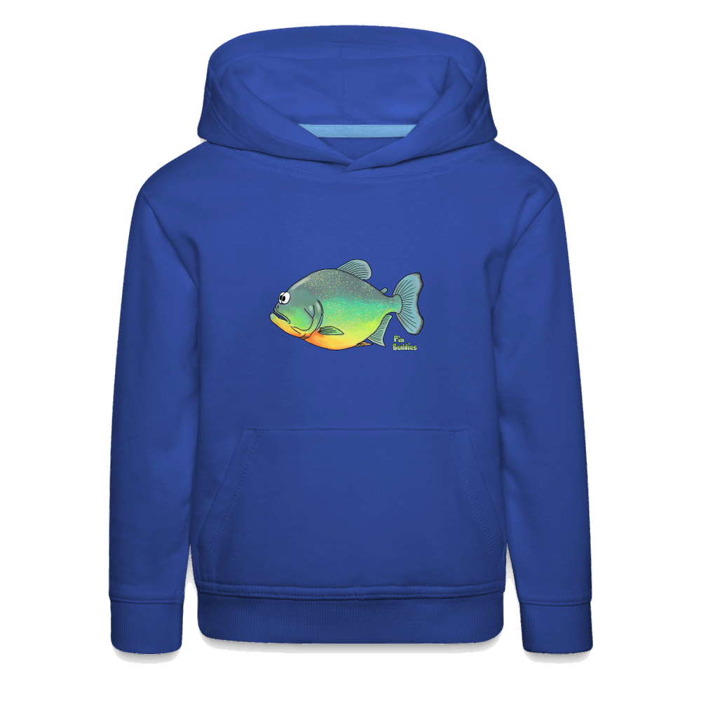 Piranha - Kinder und Jugendliche Premium Hoodie - Royalblau