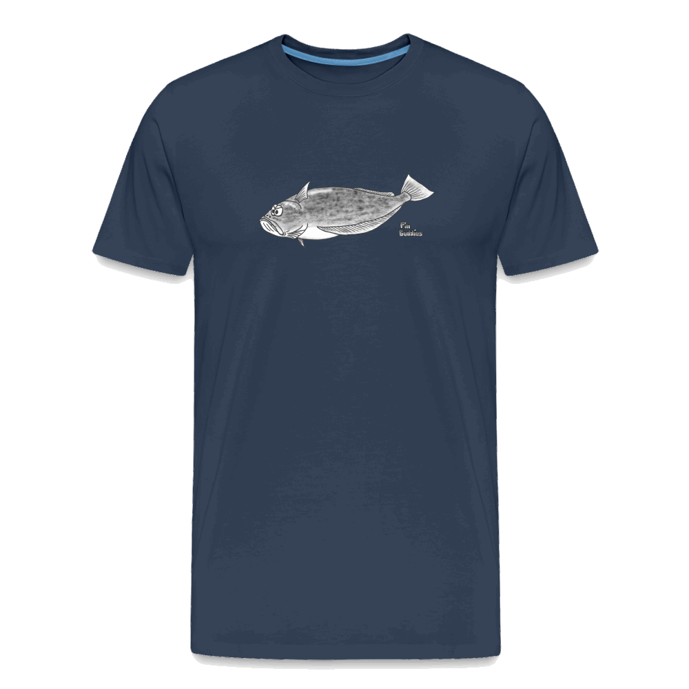 Heilbutt - Männer Premium Bio T-Shirt - Navy