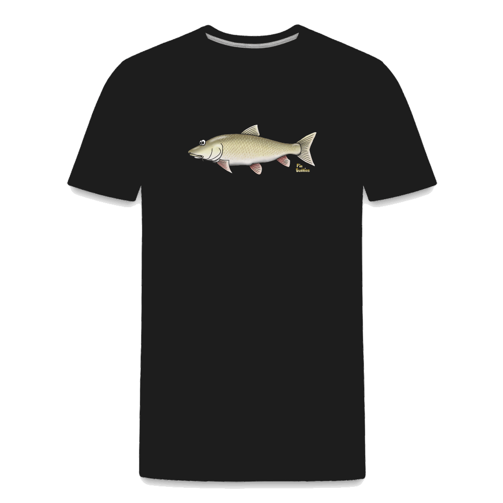 Barbe - Männer Premium Bio T-Shirt - Schwarz