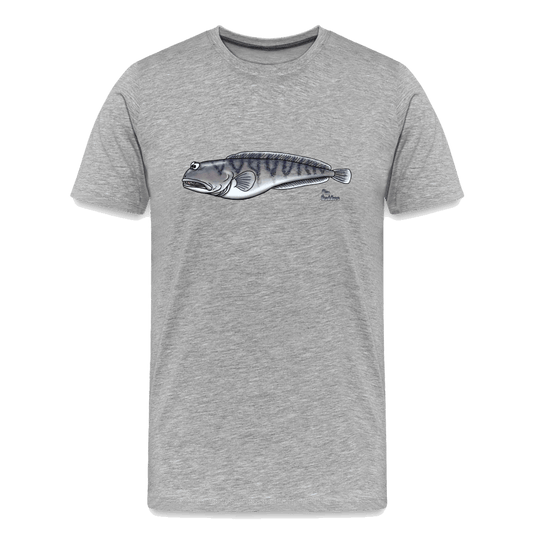 Seewolf - Männer Premium Bio-T-Shirt - Grau meliert