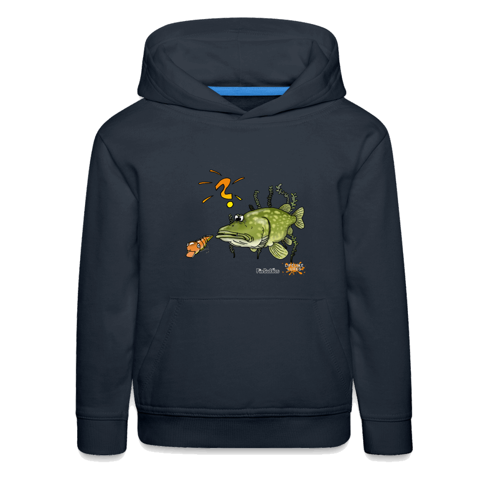 Nessy and the Mom - Kinder und Jugendliche Premium Hoodie - Navy