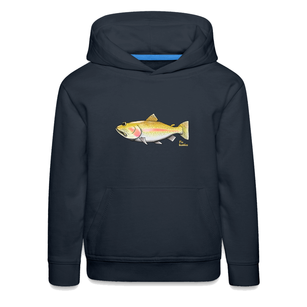 Goldforelle - Kinder und Jugendliche Premium Hoodie - Navy