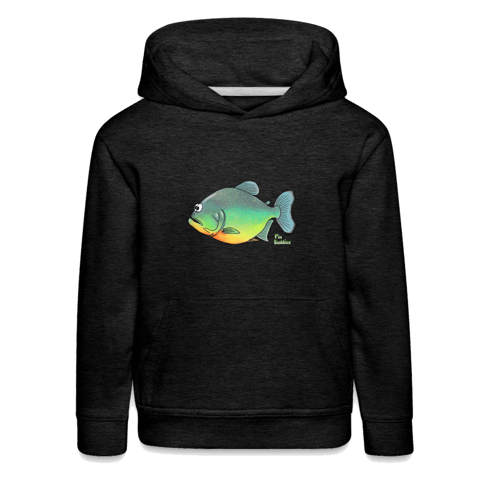 Piranha - Kinder und Jugendliche Premium Hoodie - Anthrazit