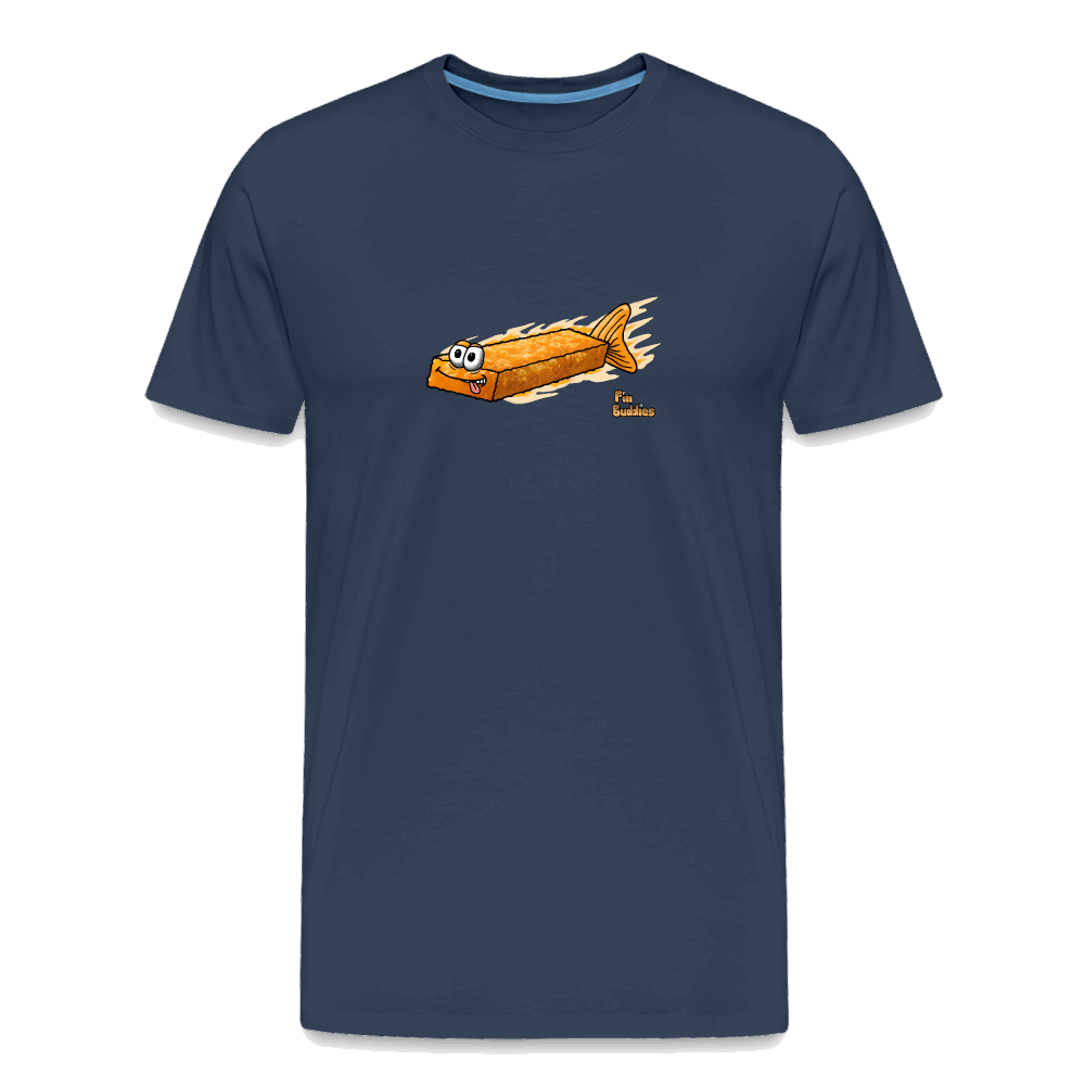 Fischstäbchen - Männer Premium Bio T-Shirt - Navy