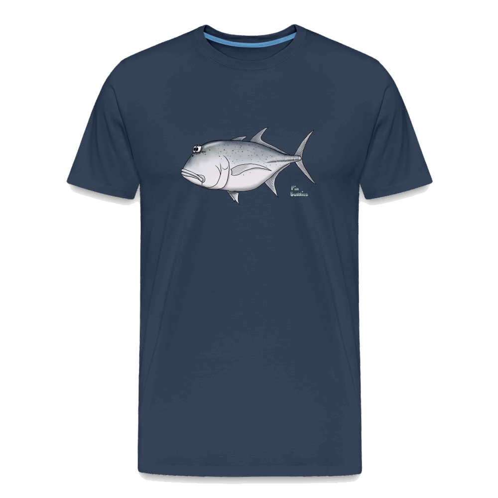 Giant Trevally (GT) - Männer Bio-T-Shirt - Navy