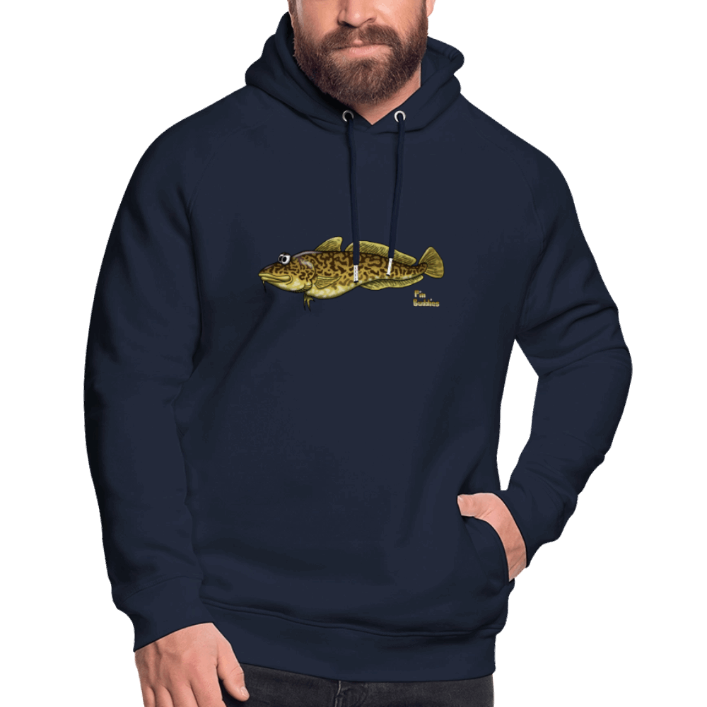 Quappe - Angler-Bio-Hoodie - Navy