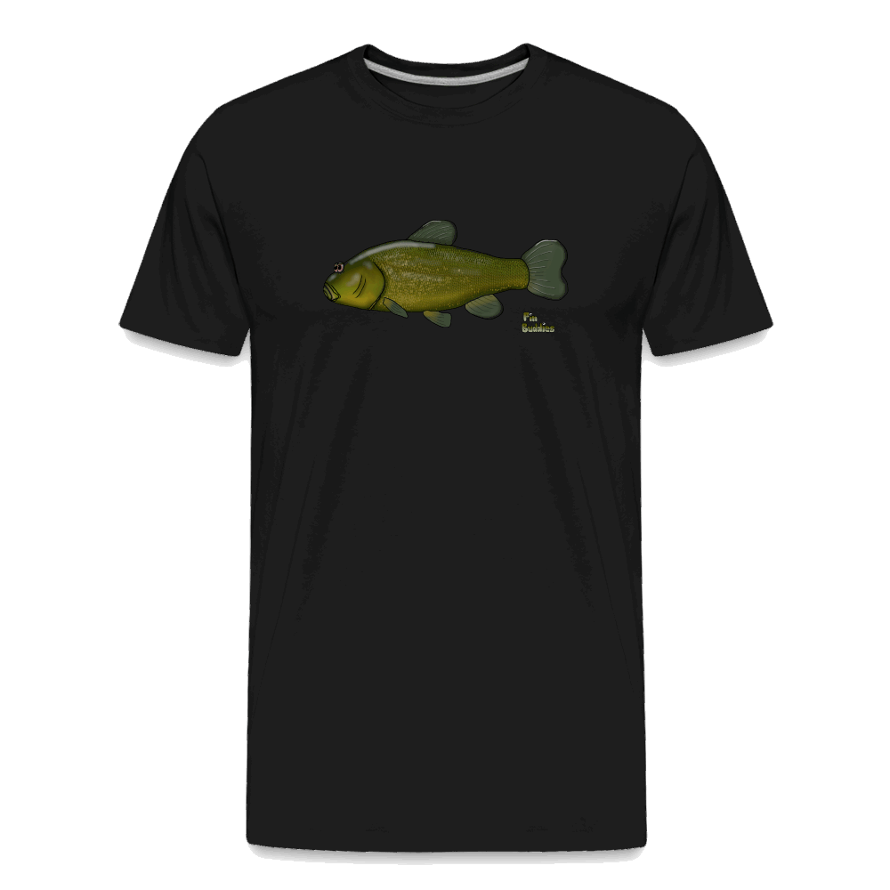 Schleie - Männer Premium Bio T-Shirt - Schwarz