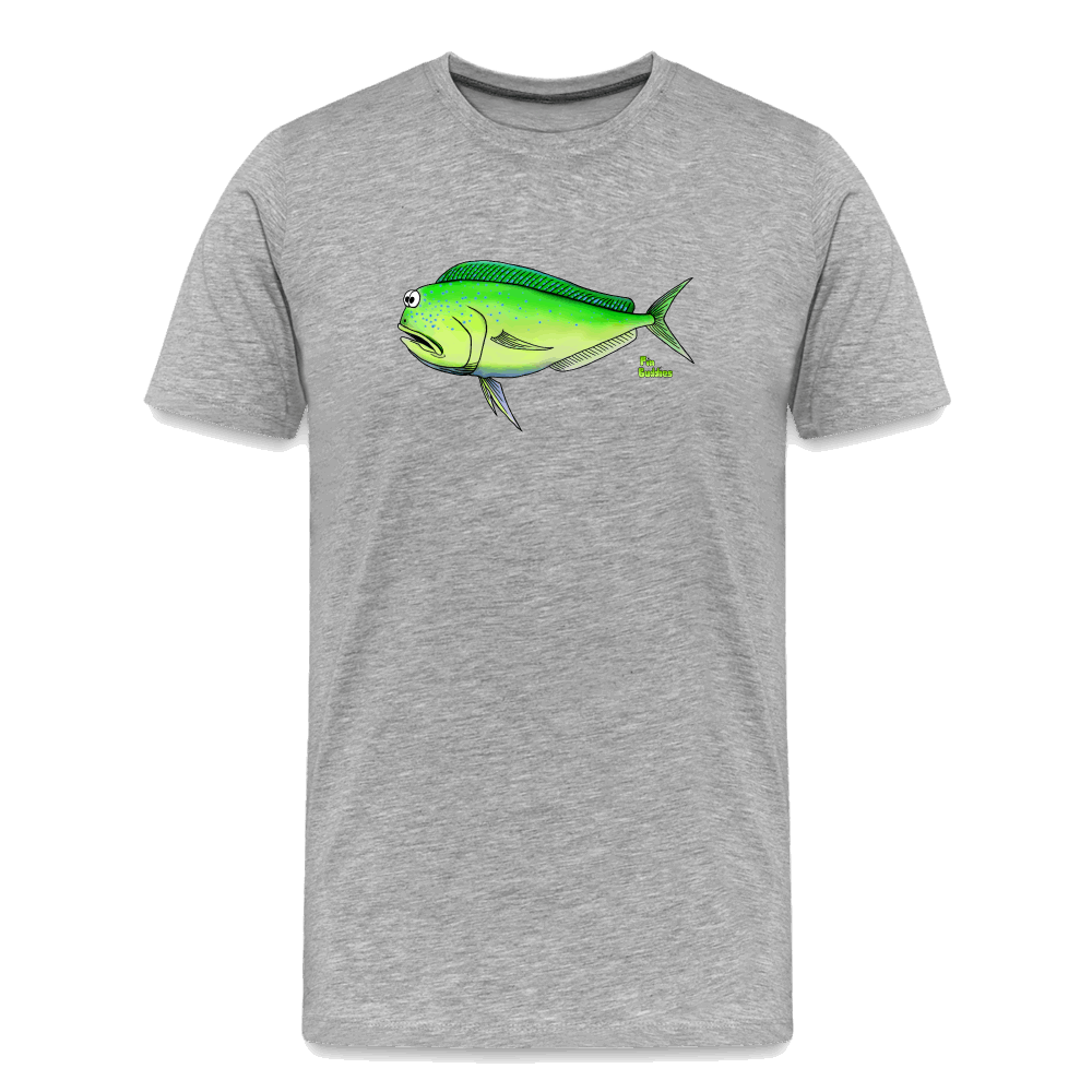 Mahi Mahi - Männer Premium Bio T-Shirt - Grau meliert