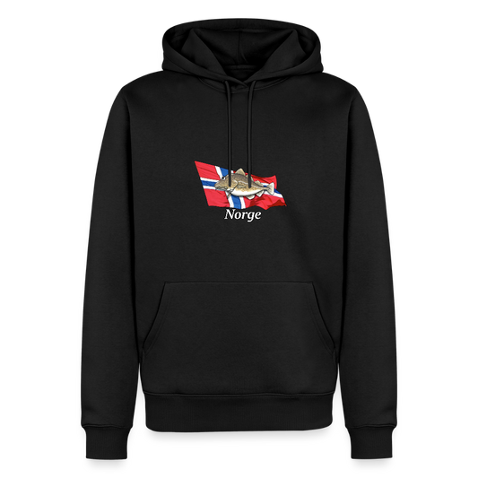 Norge Dorsch – Angler Hoodie mit Fischmotiv aus Bio-Baumwolle – Fin Buddies