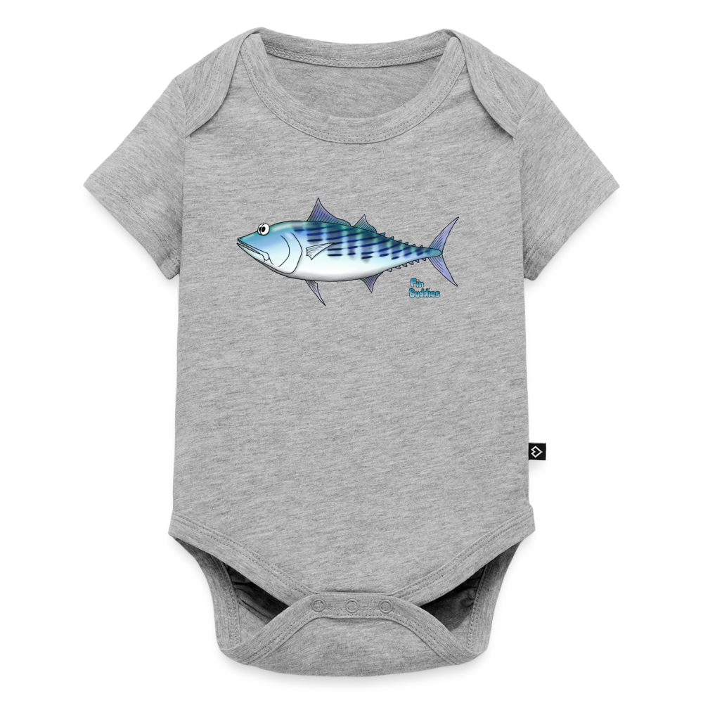 Bonito - Baby Bio-Kurzarm-Body - Grau meliert