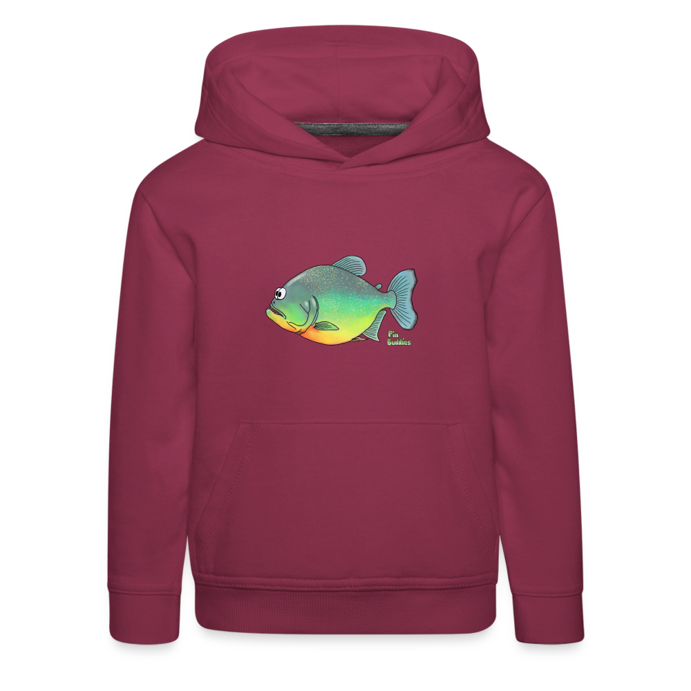 Piranha - Kinder und Jugendliche Premium Hoodie - Bordeaux