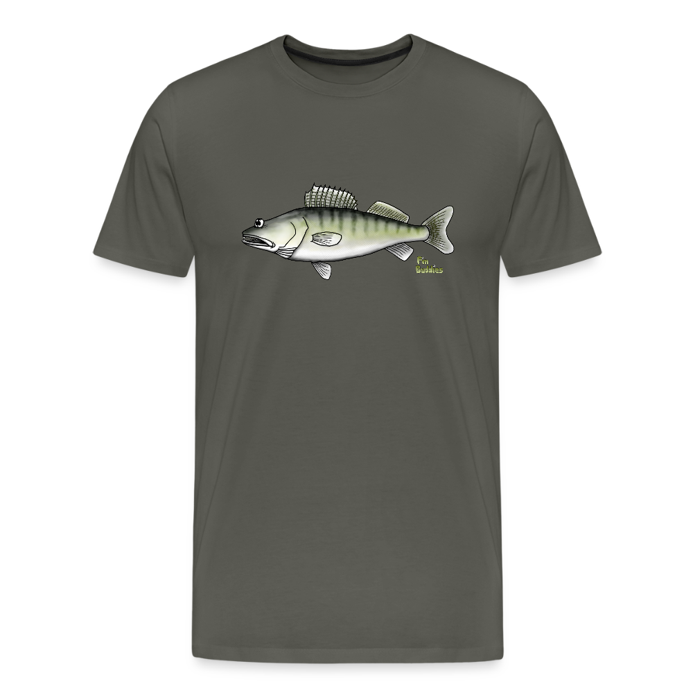 Zander - Männer Premium Bio T-Shirt - Asphalt