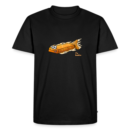 Fischstäbchen - Männer Premium Bio T-Shirt - Schwarz