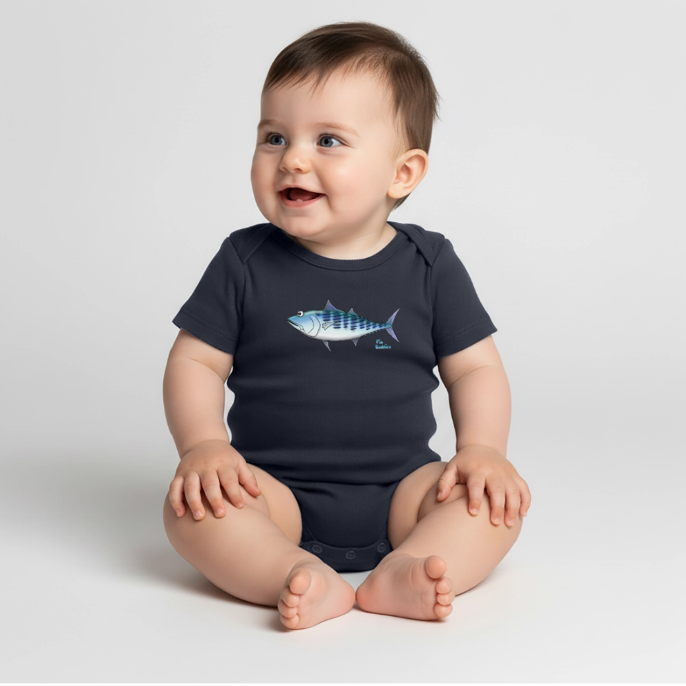 Bonito - Baby Bio-Kurzarm-Body - Navy