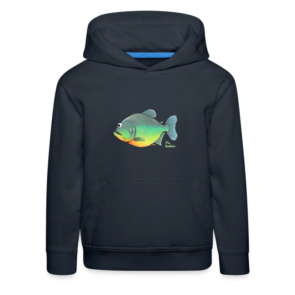 Piranha - Kinder und Jugendliche Premium Hoodie - Navy