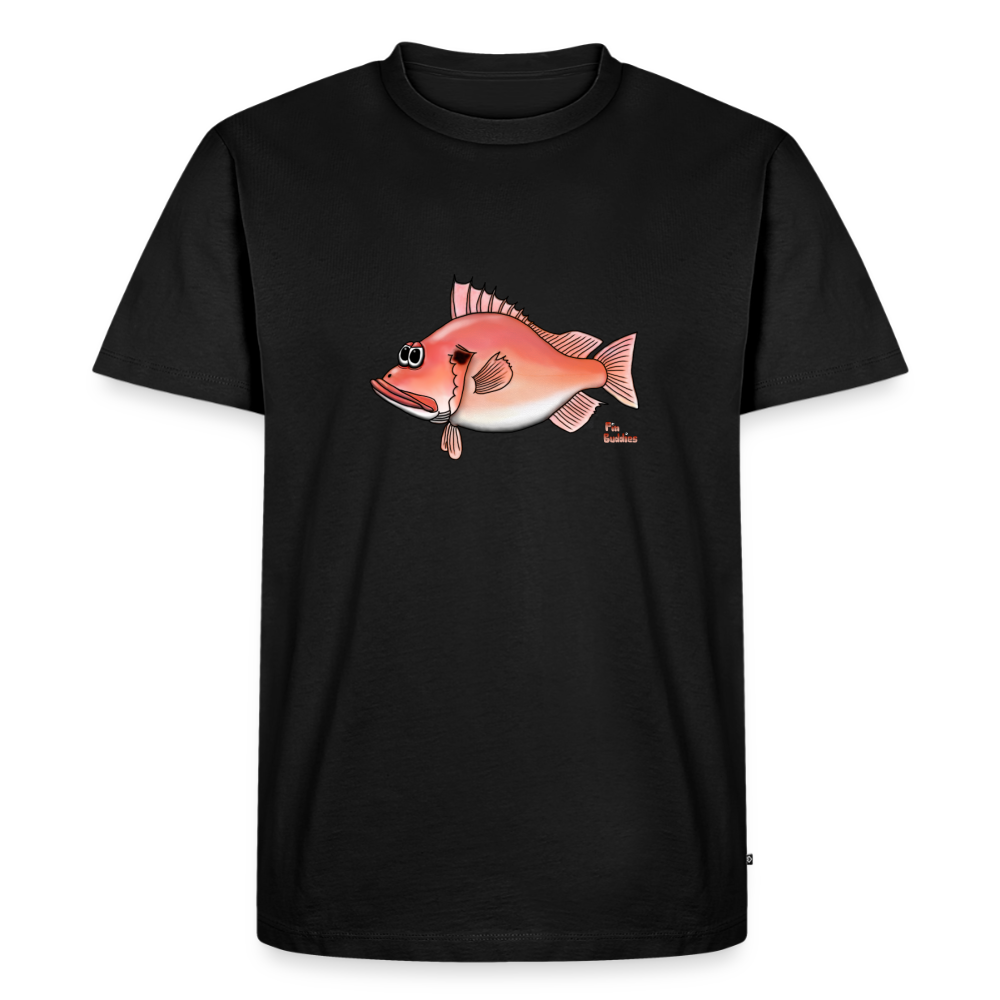 Rotbarsch - Männer Premium Bio T-Shirt - Schwarz