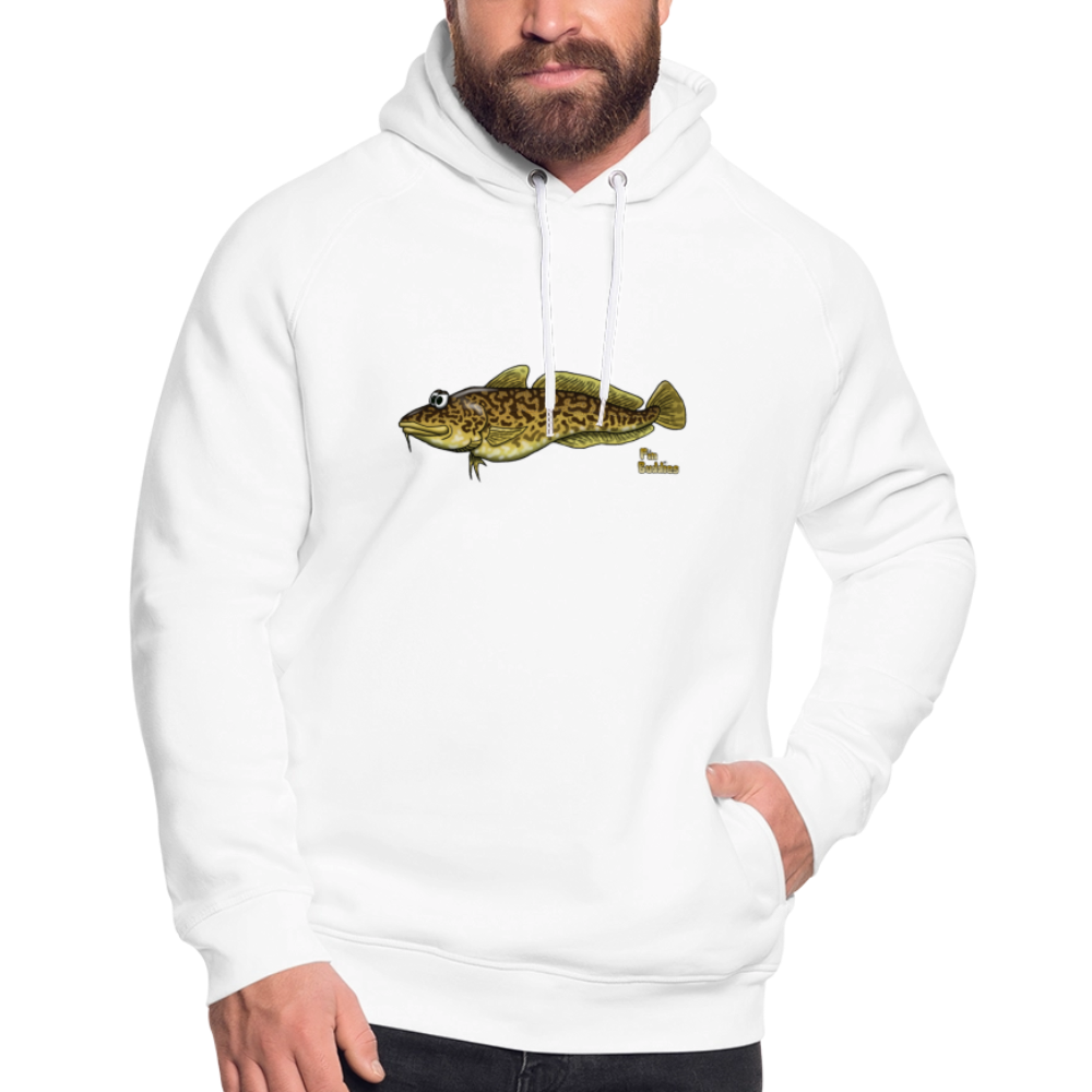 Quappe - Angler-Bio-Hoodie - Weiß