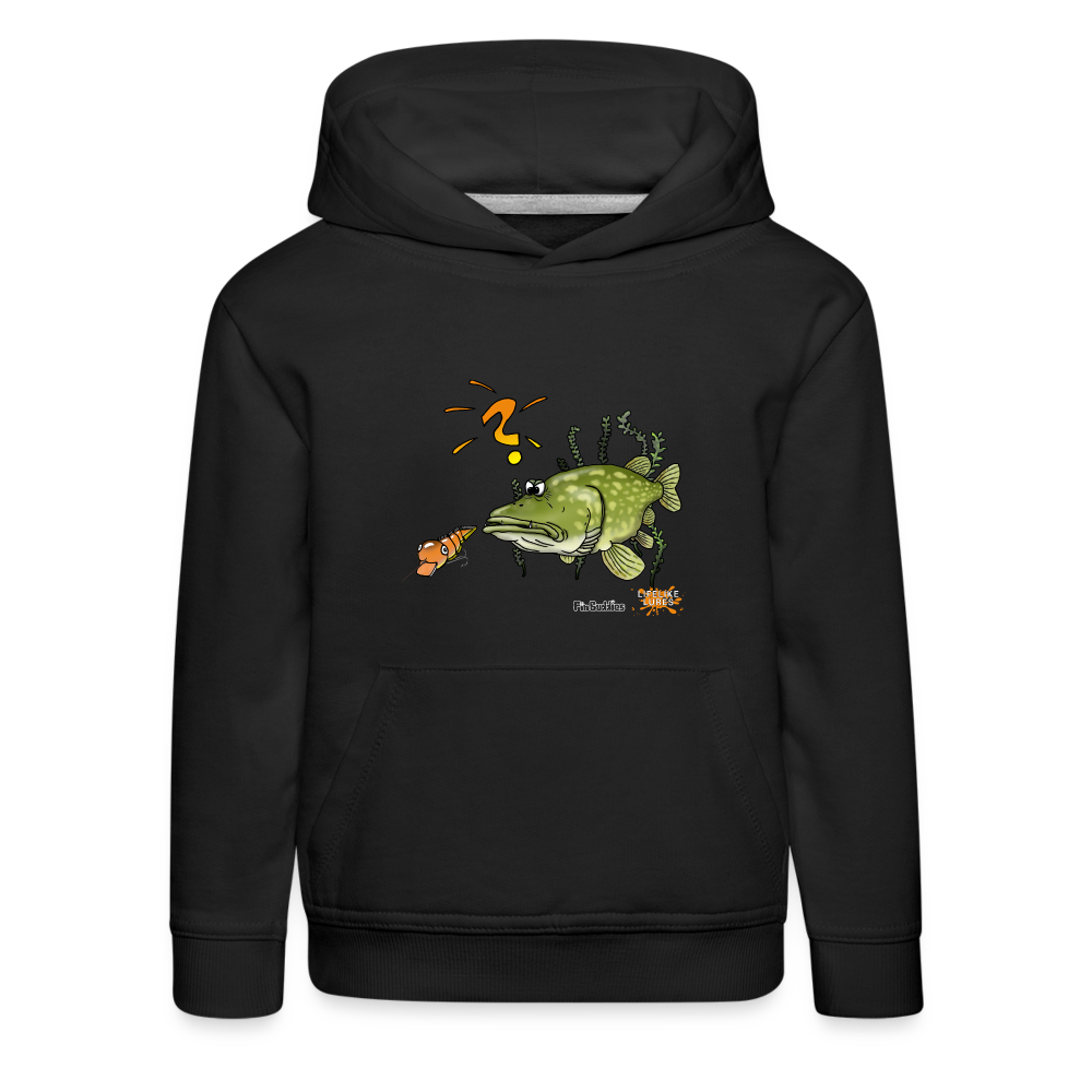 Nessy and the Mom - Kinder und Jugendliche Premium Hoodie - Schwarz