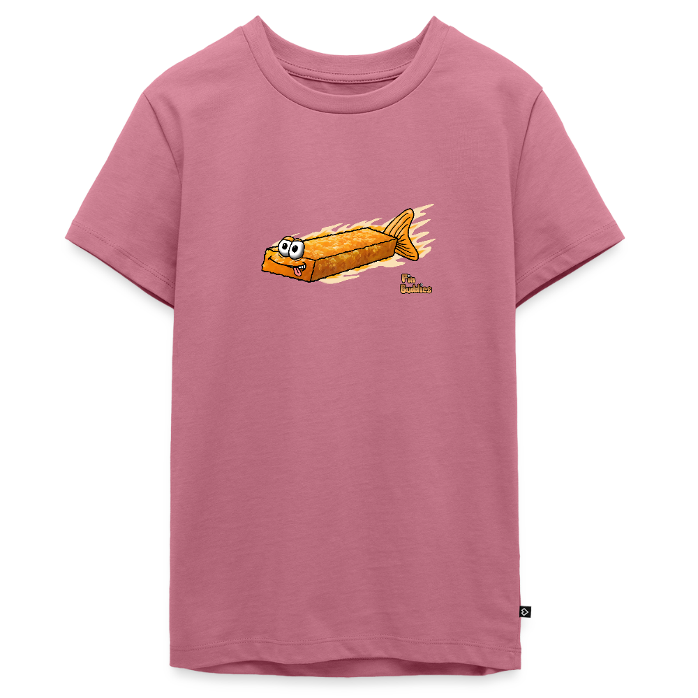 Fischstäbchen - Teenager Premium Bio T-Shirt - Mauve