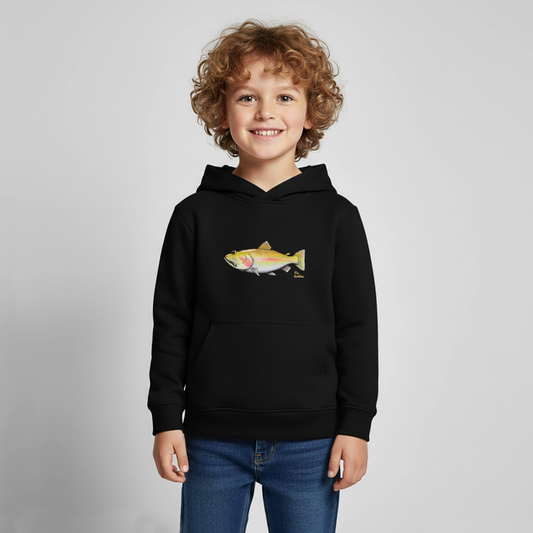 Goldforelle - Kinder und Jugendliche Premium Hoodie - Schwarz