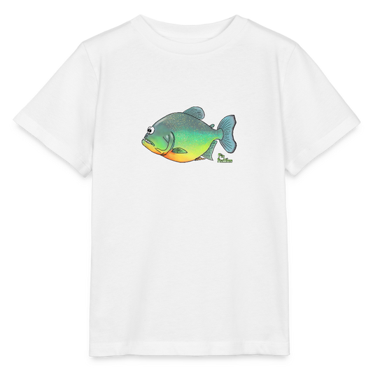 Piranha - Kinder Bio-T-Shirt - Weiß