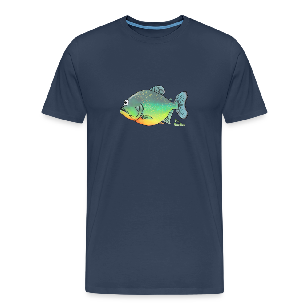 Piranha - Männer Premium Bio T-Shirt - Navy