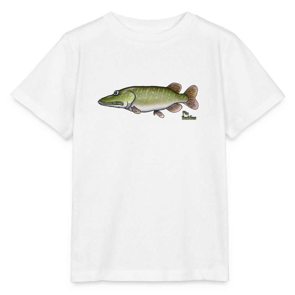 Hecht - Kinder Premium Bio T-Shirt - Weiß