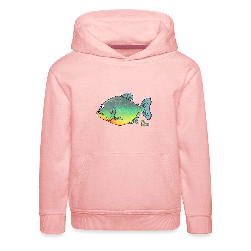 Piranha - Kinder und Jugendliche Premium Hoodie - Kristallrosa