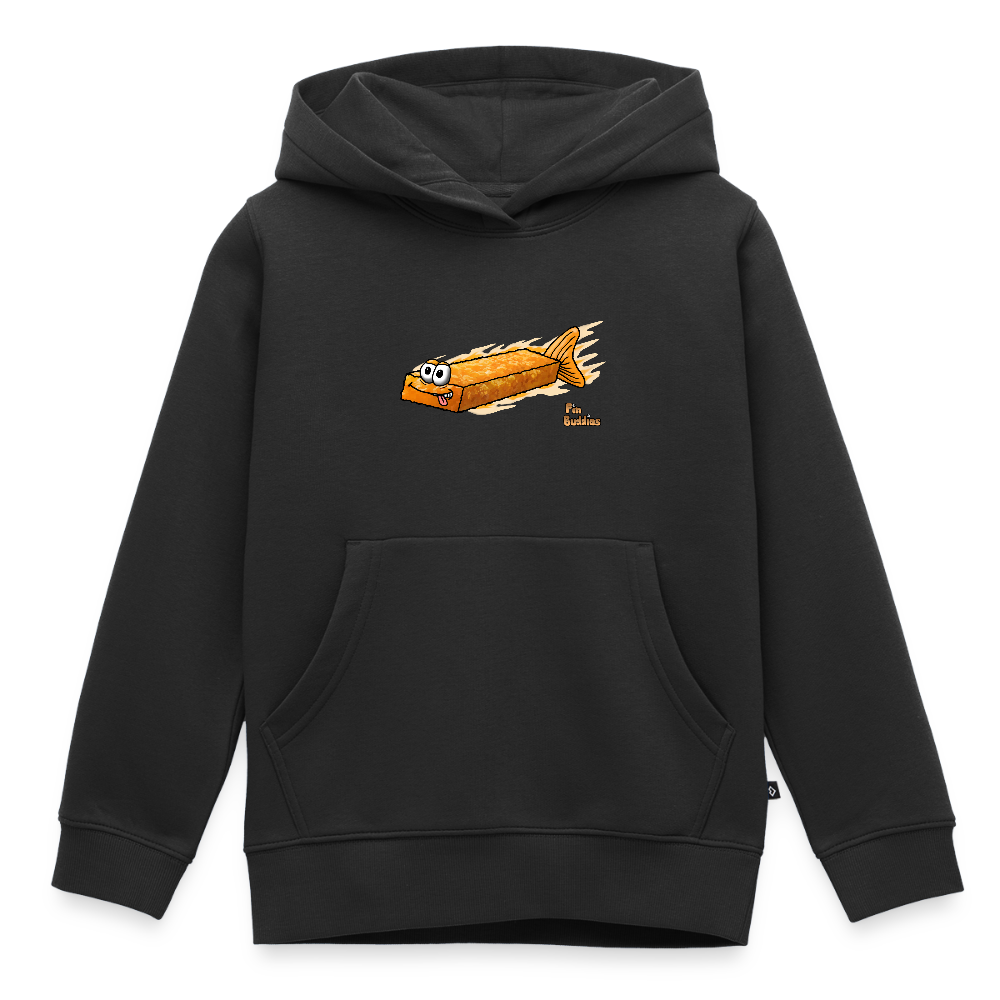 Fischstäbchen - Kinder Premium Hoodie - Schwarz