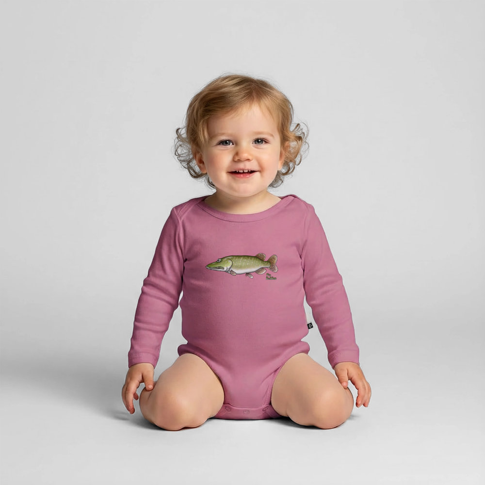 Hecht - Baby Bio-Langarm-Body - Mauve