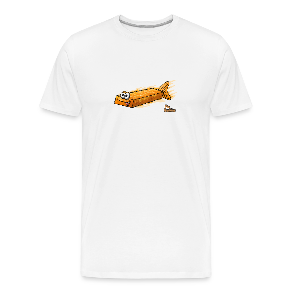 Fischstäbchen - Männer Premium Bio T-Shirt - Weiß