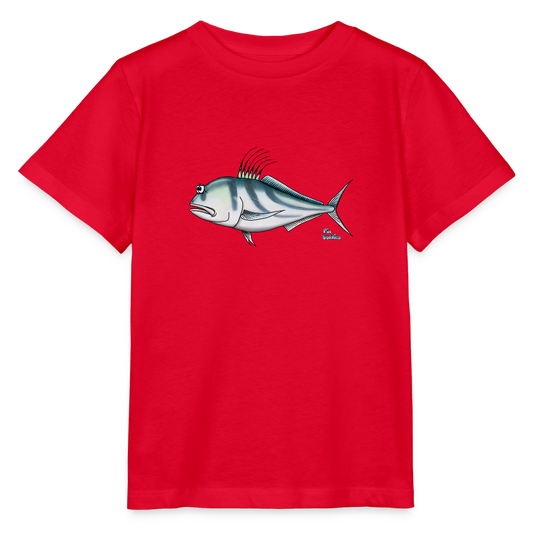 Rooster - Kinder Bio-T-Shirt - Rot