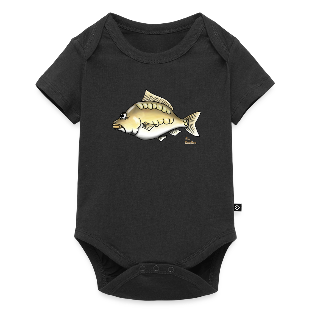 Baby Bio-Kurzarm-Body - Schwarz
