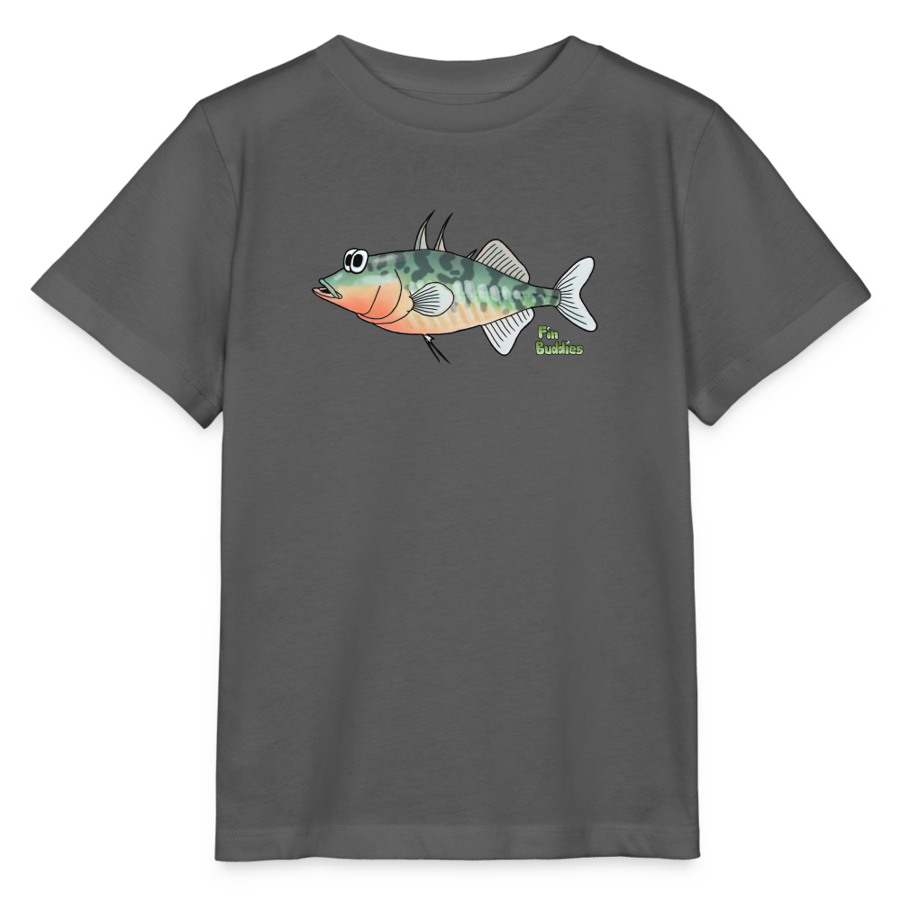 Stichling - Kinder Bio T-Shirt - Anthrazit