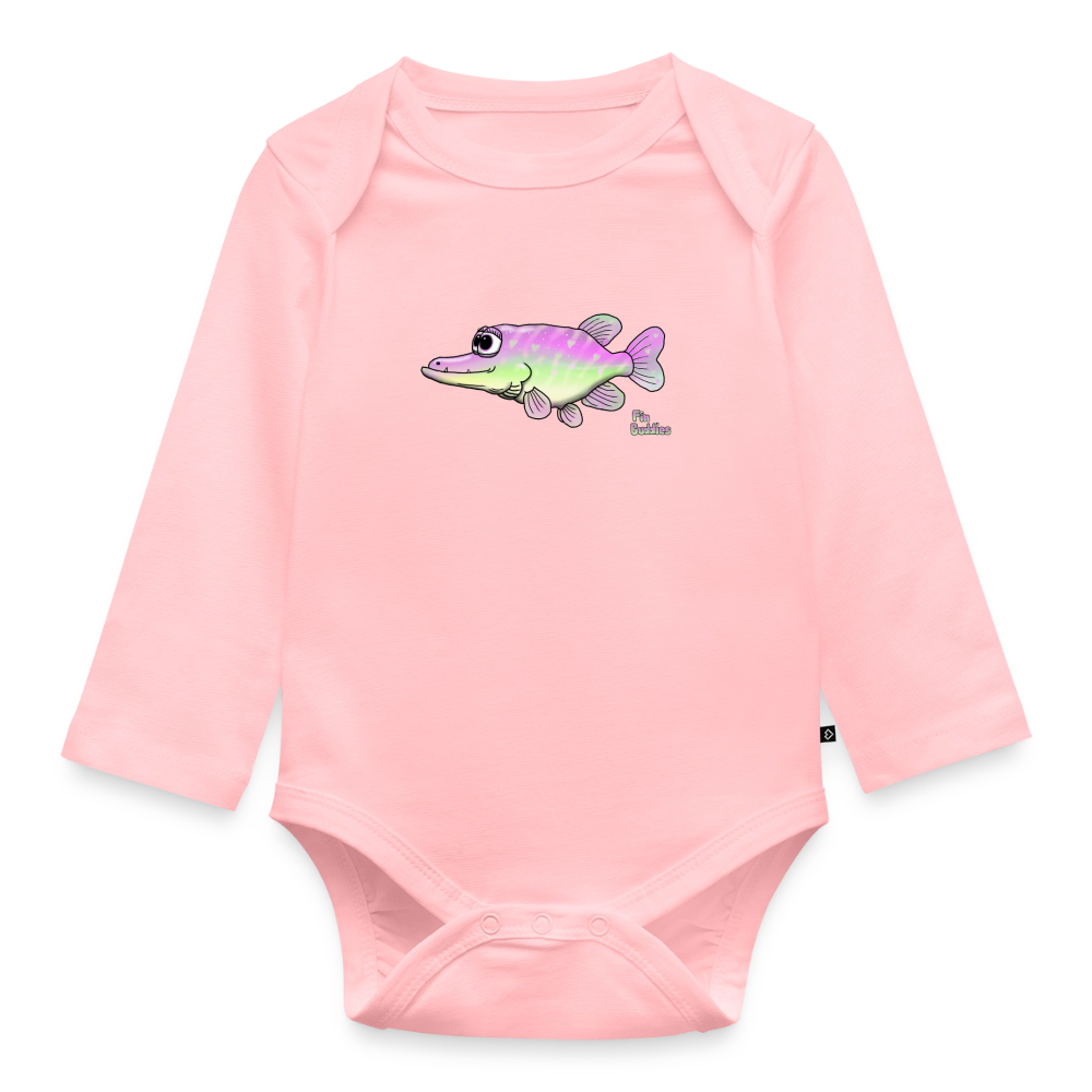Girlie Pike - Baby Bio-Langarm-Body - Rosa