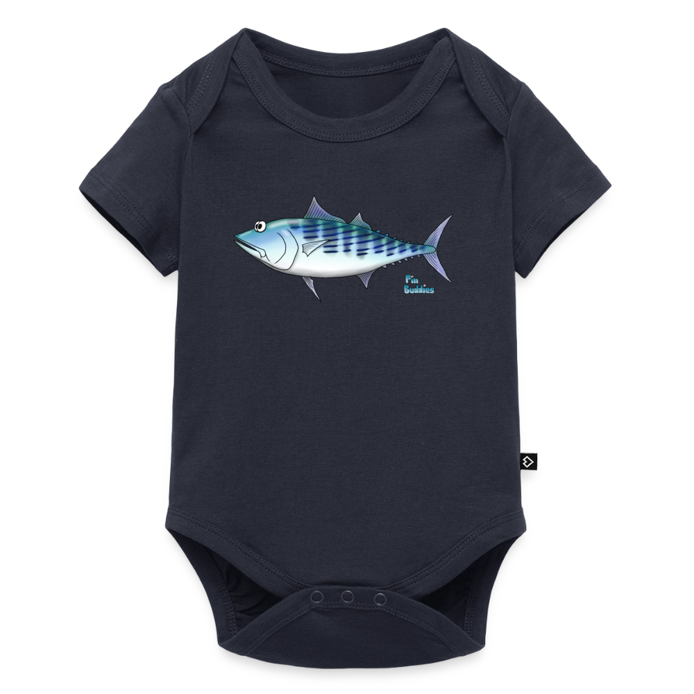 Bonito - Baby Bio-Kurzarm-Body - Navy