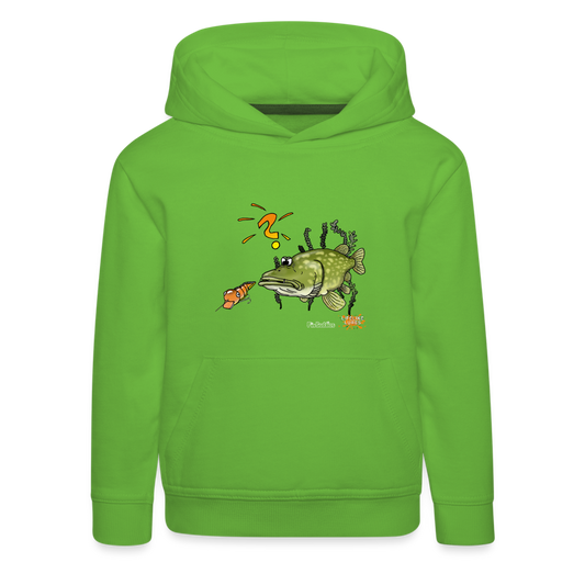 Nessy and the Mom - Kinder und Jugendliche Premium Hoodie - Hellgrün