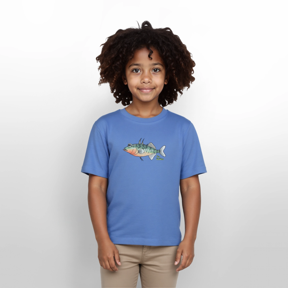 Stichling - Kinder Bio T-Shirt - Blau