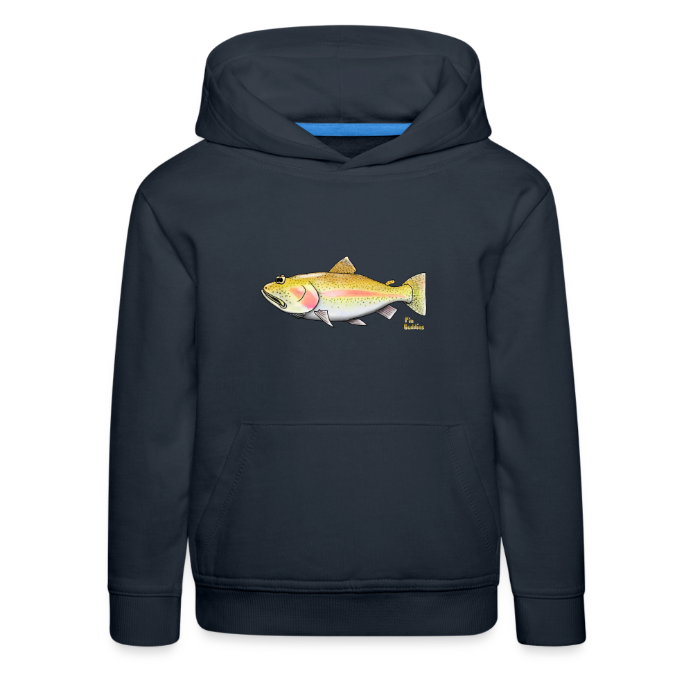 Goldforelle - Kinder und Jugendliche Premium Hoodie - Navy