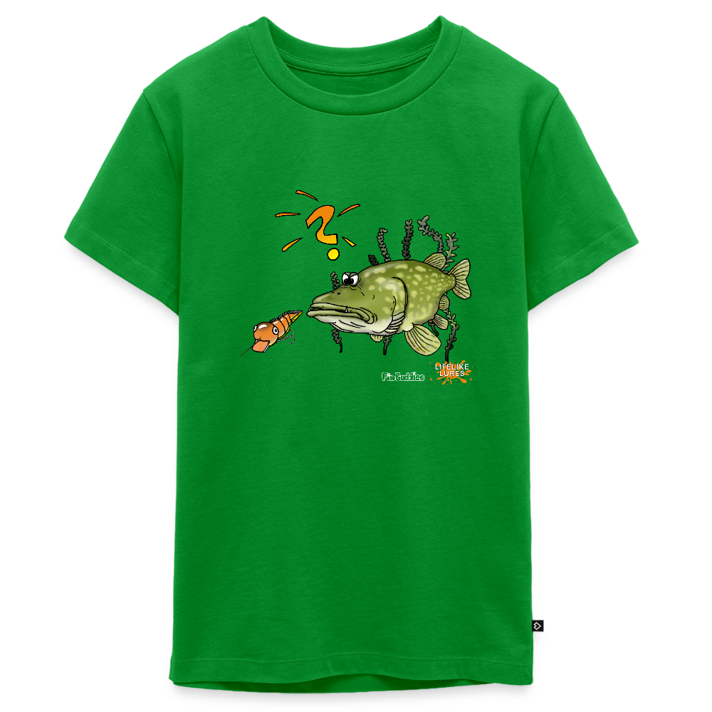 Nessy and the Mom  - Teenager Premium Bio T-Shirt - Grün