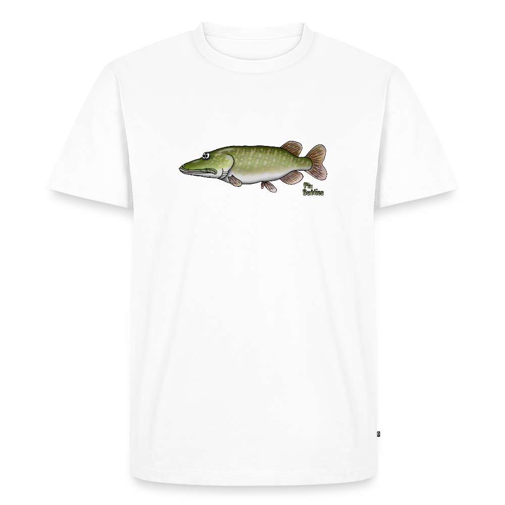 Hecht - Männer Premium Bio T-Shirt - Weiß