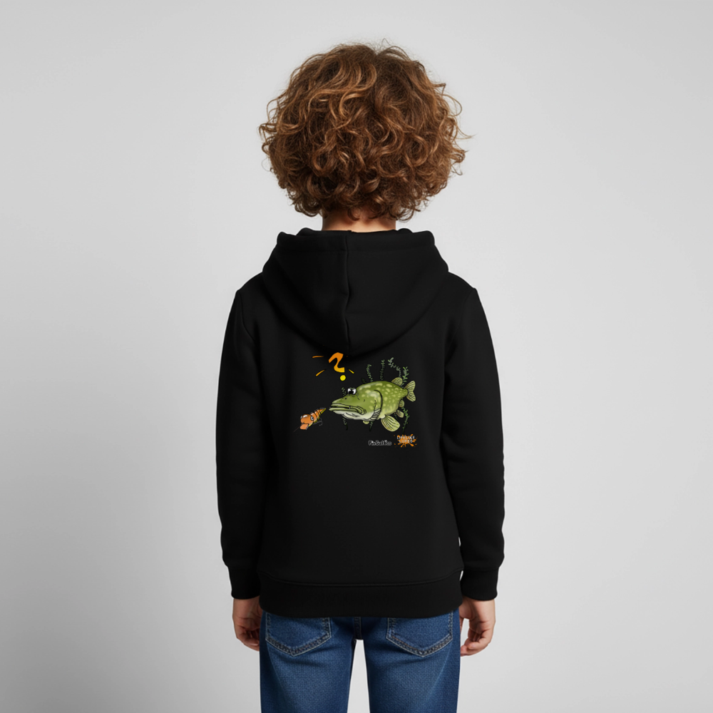 Nessy and the Mom - Kinder und Jugendliche Premium Hoodie - Schwarz