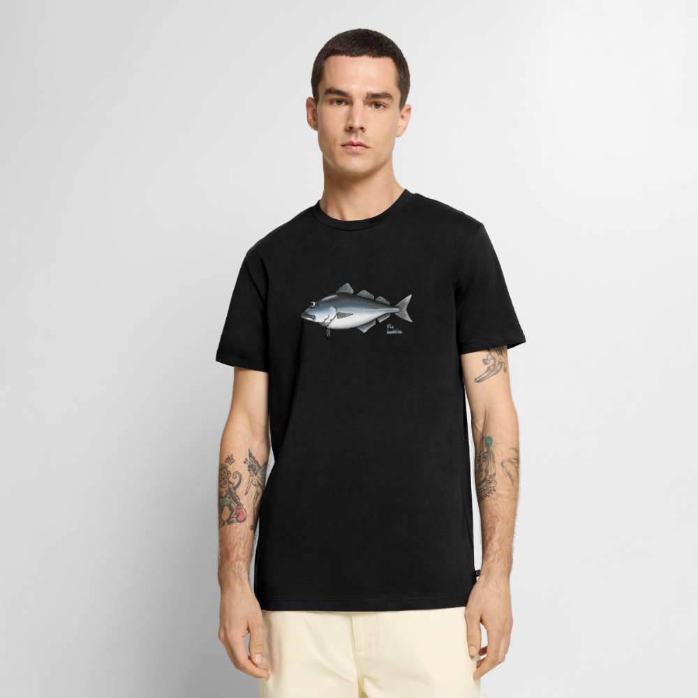 Seelachs - Männer Premium Bio T-Shirt - Schwarz